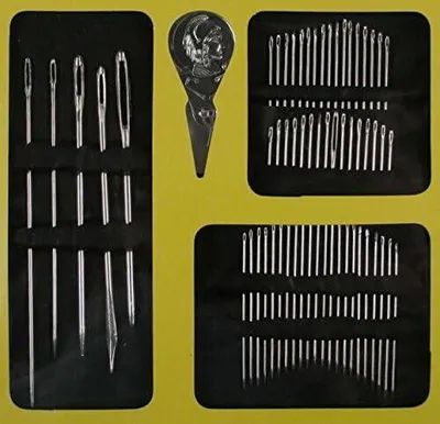 Produktbild von Set 60 Nähnadeln Set, Couture, Stoff, Nähen, Stickerei, kreative
