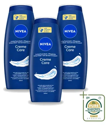 Produktbild von 3 x Nivea Creme Care Pflegedusche - 650 ml - Vorratspackung - 3 Stücke