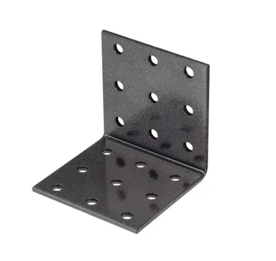 Produktbild von Alberts DURAVIS® Lochplattenwinkel, schwarzdiamant 60 x 60 x 60 mm