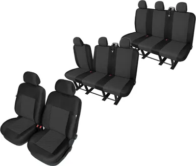 Produktbild von Opel Vivaro B ab 2014 - 8-Sitzer Sitzbezüge Sitzschoner Set Maßgeschneidert
