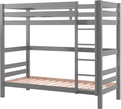 Produktbild von Etagenbett Karolina 210x105x182 Hochbett Massivholz grau