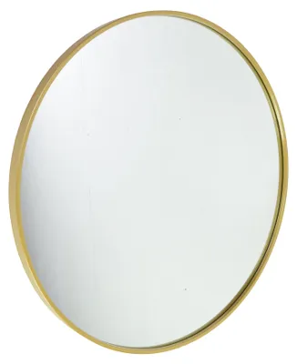 Produktbild von Fragix Boston Spiegel Rund - Gold - Metallrahmen - Ø75cm