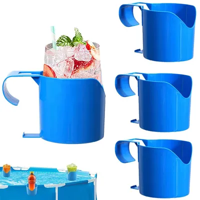 Produktbild von Pool getränkehalter, 4 Stück Pool Getränkehalter, Poolrand Getränkehalter, Pool Becherhalter, Für Abstellen Von Getränken Und Gegenständen