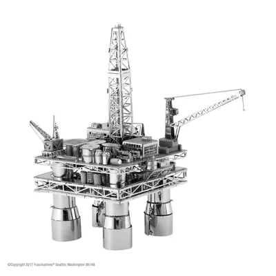 Produktbild von METAL EARTH 3D-Puzzle Bohrinsel und Tanker (Deluxe-Set)