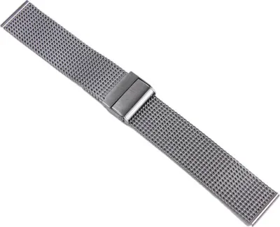 Produktbild von Minott Uhrenarmband Edelstahl Milanaiseband Verstellbare Verschluss , Stegbreite:22mm