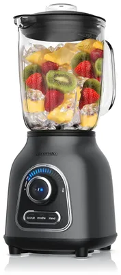 Immagine prodotto di Arendo 303384, frullatore da tavolo, 1,75 l, funzione pulse, tritaghiaccio, 0,8 m, 1400 W
