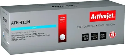 Immagine prodotto di Activejet ATH-411N toner (replacement for HP 305A CE411A; Supreme; 2600 pages; cyan)