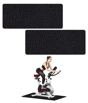 Zdjęcie produktu dla Omgoods - 2 sztuki mat ochronnych pod sprzęt fitness - antypoślizgowe i tłumiące wibracje