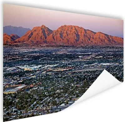 Produktbild von MuchoWow® Poster Las Vegas - Berg - Sonnenuntergang 180x120 cm - Fotoplakat
