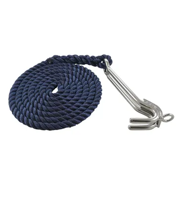 Produktbild von Kettenkralle Edelstahl V4A für 6mm Kette 160mm lang