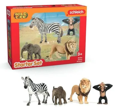 Immagine prodotto di My First African Animals, Animal Figurines, SCHLEICH 42721 Wild Life, Ages 5+