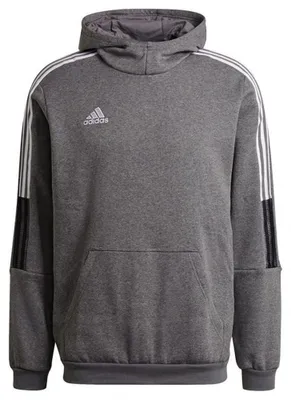 Produktbild von Adidas - "Tiro 21" Kapuzenpullover für Herren MR1300 (S) (Grau)