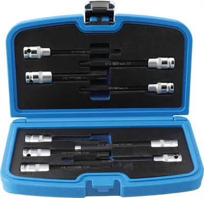 Immagine prodotto di Set di bussole BGS per viti a testa cilindrica con attacco quadro 12,5 mm (1/2") 9 pezzi - 5014