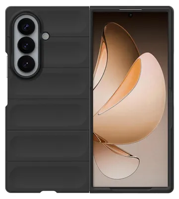 Produktbild von Mobigear Bumpy Handyhülle für Samsung Galaxy Z Fold 8 Ultra - TPU Schwarz