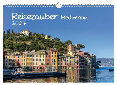 Produktbild von Reisezauber Mediterran DIN A3 Kalender für 2027 Mittelmeer Stadt Land