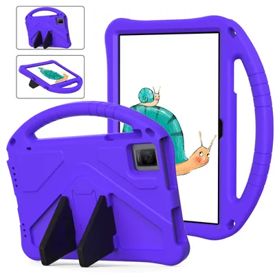 Image de Etui enfant pour TCL Tab 10 Gen 2 10.36" 2023, étui antichoc léger en EVA avec support pliable et poignée Violet