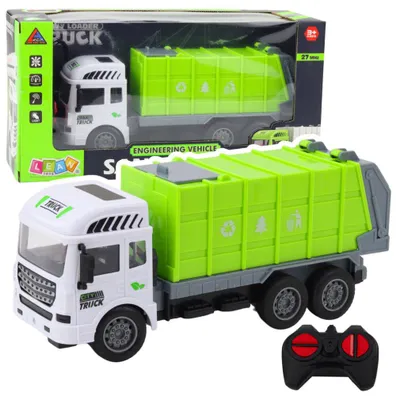 Produktbild von RC Müllwagen Ferngesteuert Hellgrün 1:24