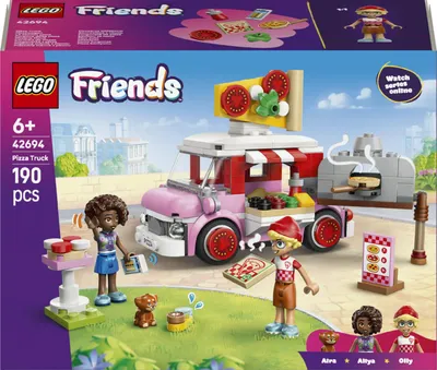 Immagine prodotto di LEGO Friends 42694 Furgone Delle Pizze, Giocattolo Con 2 Mini Bamboline, Cane E Accessori, Regalo Di Compleanno Bambini Da 6+