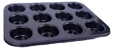 Produktbild von 12x 12er Muffin-Backblech antihaftbeschichtet Muffins backen 144 Muffins