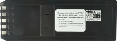 Produktbild von vhbw Akku Ersatz für Fluke BP7217 für Messgerät (2500 mAh, 7,2 V, NiMH)