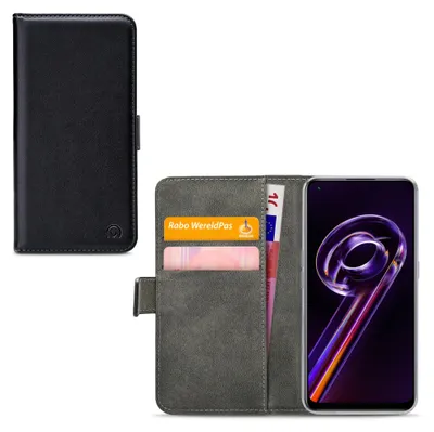 Immagine prodotto di Custodia per cellulare Mobilize Classic Gelly Wallet per Realme 9 4G - Custodia a conchiglia con portamonete - Nero