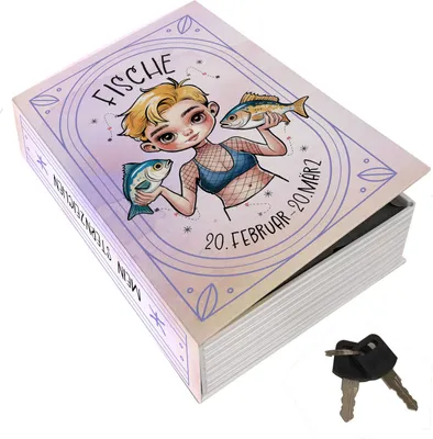 Produktbild von Mein Sternzeichen Booksafe L - Fische
