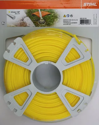 Produktbild von Stihl Schneiddraht Rund Gelb 3.0 MM 57 Meter