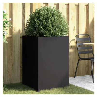 Produktbild von Pflanzkübel Schwarz 52x48x75 cm Stahl