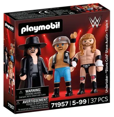 Immagine prodotto di PLAYMOBIL 71957 WWE Multipack: L'era dell'attitudine