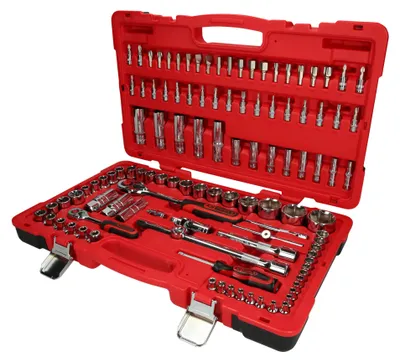 Obrázok produktu pre KS TOOLS 1/4"+1/2" CHROMEplus sada nástrčných kľúčov 110 ks - 958.0711
