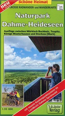 Produktbild von Große Radwander- und Wanderkarte Naturpark Dahme-Heideseen 1 : 35 000