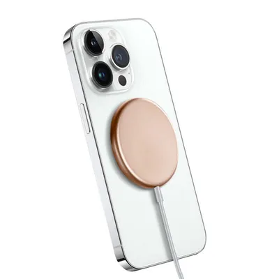 Obrázek produktu pro Crong Aluminium inductive charger gold