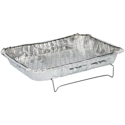 Produktbild von BBQ Collection jednorázový gril - 31 x 24 x 4,8 cm - až 600 g uhlí - 2 hodiny - 4 osoby
