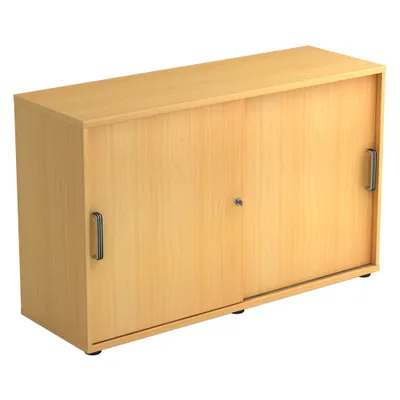 Imagen del producto de Armario corredero modelo 1752S SG, con 2 puertas, dimensiones: 120 x 40 x 74,8 cm (ancho x profundidad x altura)