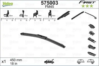 Obrázok produktu pre Valeo First Multi stierač, 450 mm