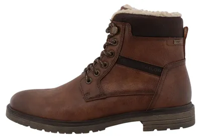 Imagen del producto de Zapatos y botas para hombre de la marca Tom Tailor, forradas para mayor calidez, color marrón, estilo casual