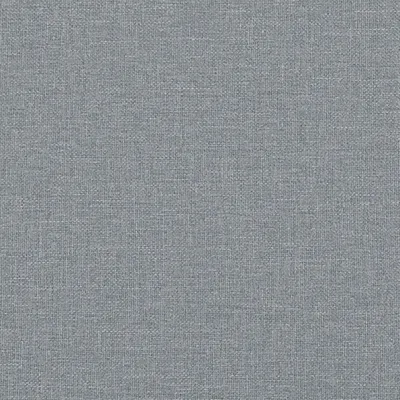 Image de Pouf en tissu gris, dimensions : 55 x 35 x 41 cm