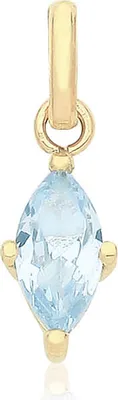 Image de Pendentif Femme Or 375/1000 avec Oxyde de Zirconium - 15mm*5mm; TRS36066
