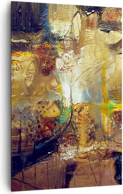 Produktbild von Bild auf Leinwand - Leinwandbild - Einteilig - Abstraktion modern - 80x120cm - Wand Bild - Wanddeko - Wandbilder - Leinwanddruck - Wanddekoration - Leinwand bilder - Wandbild - PA80x120-3483