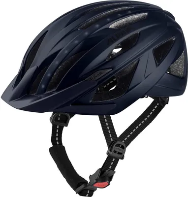 Produktbild von ALPINA Fahrrad Helm Alpina Haga led 80 indigo matt 51