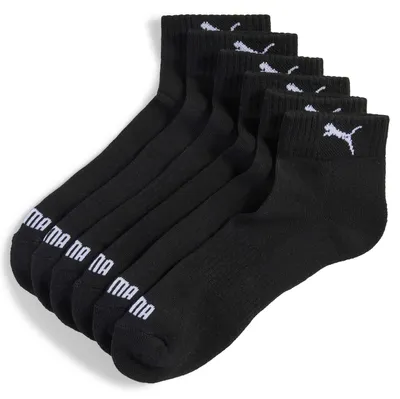 Obrázek produktu pro Ponožky Puma Cushioned Quarter Socks, 3 kusy, černá barva, model 938581 01, velikost: 35/38