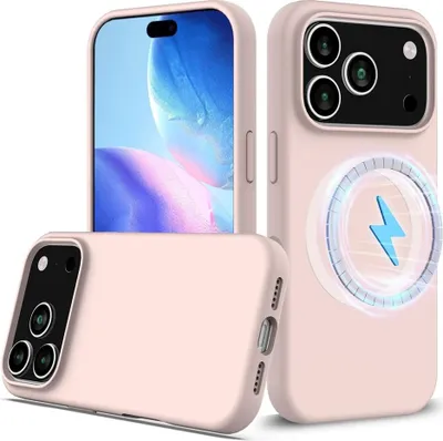 Produktbild von iPhone 17 Pro Hülle - Coverup Liquid Colour Back Cover - MagSafe Compatible - Pink