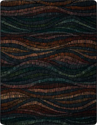 Produktbild von Biederlack Wohndecke mit Zierstich Farbe Vivid Waves Größe 150 x 200