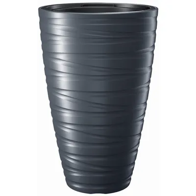 Produktbild von Prosperplast Maze High 43l 37.5x37.5x57.9 Cm Blumentopf Grau  Grau One Size