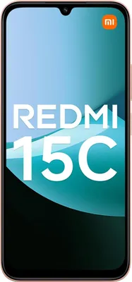 A smartphone with the brand name and model number displayed on the screen.