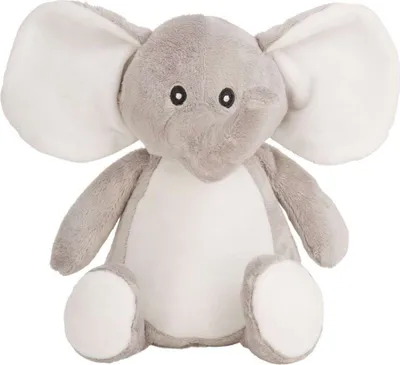 Produktbild von Mumbles MM060 | Mini-Häschen, Löwe, Giraffe, Einhorn und Eule Print Me - Farbe: Elephant Grey - Größe: One Size