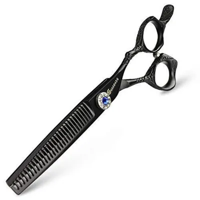 Produktbild von Professionelle Haarschere 6 Zoll Dünnschere 440C Edelstahl Ergonomisch