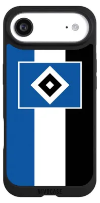 Produktbild von NIVOCASE Handyhülle für Apple iPhone Air  Hülle NIVOpure Case Schwarz HSV Hamburger SV Streifen