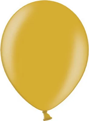 Produktbild von Belbal Metallic Luftballons, 13 cm, 100 Stück SG4298 (Einheitsgröße) (Metallic Gold)