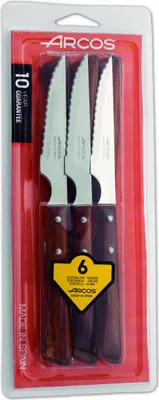 Produktbild von FOREST Steakmesser mit Holzgriff, Länge 110/220 mm - 6er Set